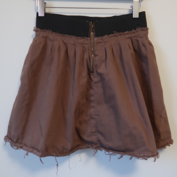 Silence + Noise Vari Multi-Tuck Mini Skirt Small - Picture 5 of 7